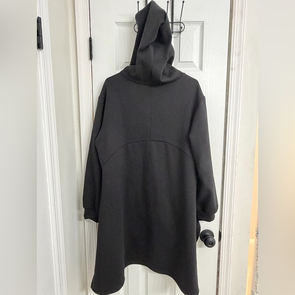 SALT Black Zip-Up Hi Low Hoodie Size Small - Picture 6 of 7